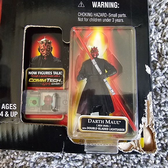 Star Wars Episode I CommTech 2-Pack Reader and Darth Maul Hasbro 1999 - Picture 4 of 8